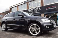 USED 2014 14 AUDI Q5 2.0 TDI QUATTRO S LINE PLUS START/STOP 5d 148 BHP SAT NAV-PAN ROOF -F/R PARK-