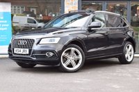 USED 2014 14 AUDI Q5 2.0 TDI QUATTRO S LINE PLUS START/STOP 5d 148 BHP SAT NAV-PAN ROOF -F/R PARK-