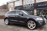 USED 2014 14 AUDI Q5 2.0 TDI QUATTRO S LINE PLUS START/STOP 5d 148 BHP SAT NAV-PAN ROOF -F/R PARK-