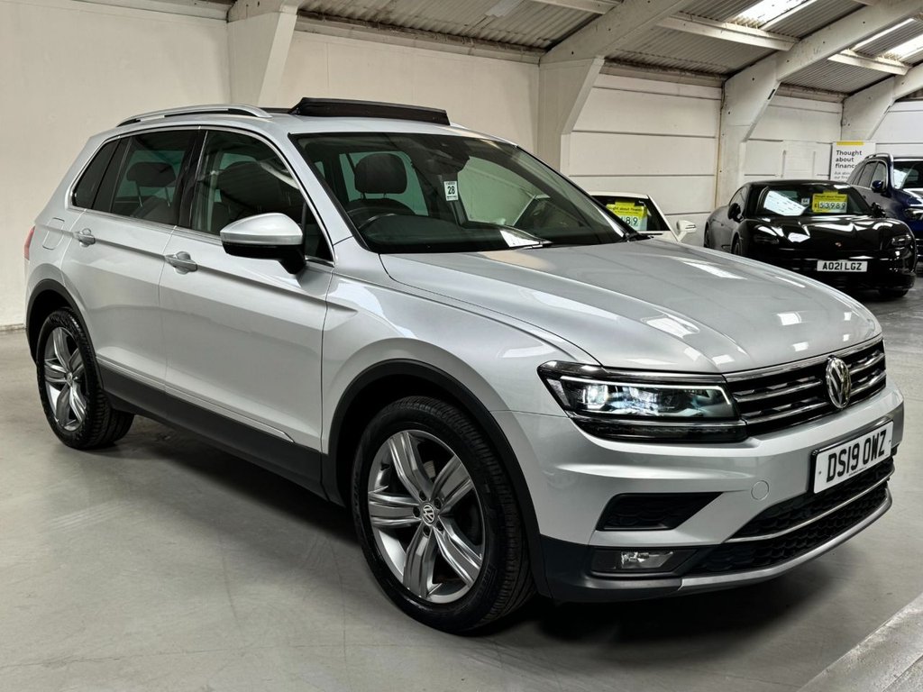 USED 2019 19 VOLKSWAGEN TIGUAN 2.0 SEL TDI 4MOTION DSG 5d 148 BHP 19" ALLOYS+PAN ROOF+F/R SENSOR