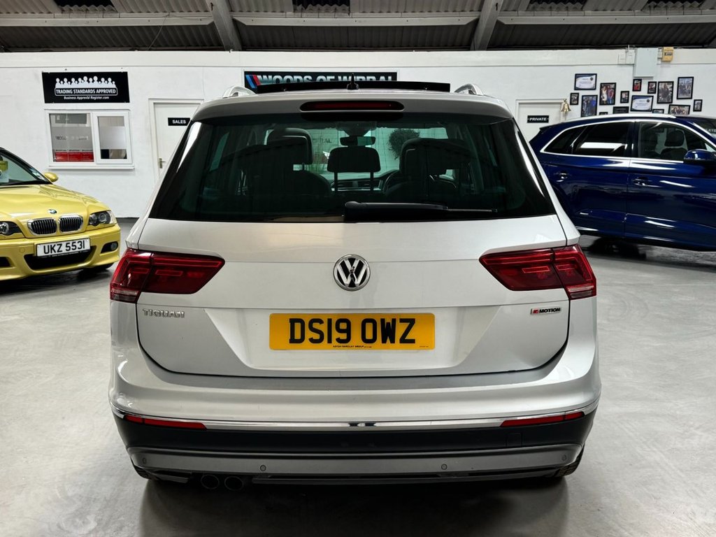 USED 2019 19 VOLKSWAGEN TIGUAN 2.0 SEL TDI 4MOTION DSG 5d 148 BHP 19" ALLOYS+PAN ROOF+F/R SENSOR