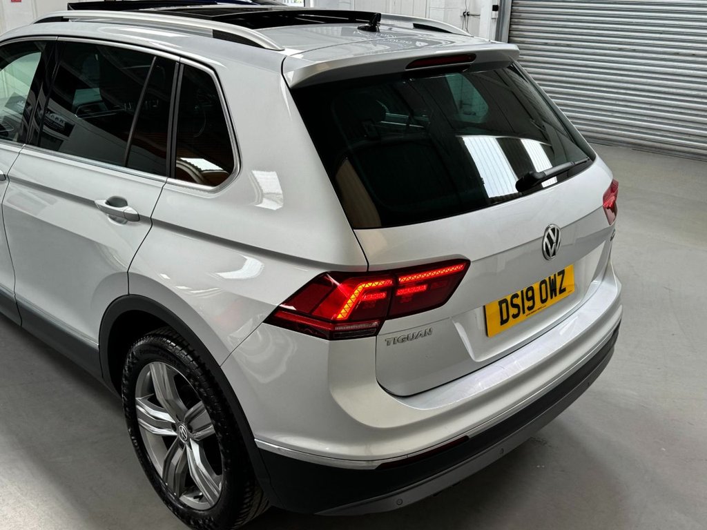 USED 2019 19 VOLKSWAGEN TIGUAN 2.0 SEL TDI 4MOTION DSG 5d 148 BHP 19" ALLOYS+PAN ROOF+F/R SENSOR