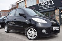 USED 2009 09 HYUNDAI I10 1.2 COMFORT 5d 77 BHP A/C-ALLOYS-&pound;35 RD TAX-ULEZ-CAZ