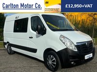 USED 2018 18 VAUXHALL MOVANO L2H2 MWB CREW CAB WELARE MESS VAN 130 BHP 