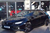 USED 2018 18 HONDA CIVIC 1.5 VTEC SPORT PLUS 5d 180 BHP FSH-RCAM-PANROOF-Apple Car-NAV
