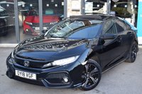 USED 2018 18 HONDA CIVIC 1.5 VTEC SPORT PLUS 5d 180 BHP FSH-RCAM-PANROOF-Apple Car-NAV