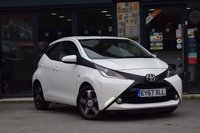 USED 2017 67 TOYOTA AYGO 1.0 VVT-I X-CLUSIV 3 X-SHIFT 5d 69 BHP FSH-RCAM-DAB-LEATHER-AUTO