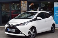 USED 2017 67 TOYOTA AYGO 1.0 VVT-I X-CLUSIV 3 X-SHIFT 5d 69 BHP FSH-RCAM-DAB-LEATHER-AUTO