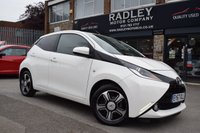 USED 2017 67 TOYOTA AYGO 1.0 VVT-I X-CLUSIV 3 X-SHIFT 5d 69 BHP FSH-RCAM-DAB-LEATHER-AUTO