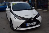 USED 2017 67 TOYOTA AYGO 1.0 VVT-I X-CLUSIV 3 X-SHIFT 5d 69 BHP FSH-RCAM-DAB-LEATHER-AUTO