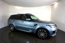USED 2019 69 LAND ROVER RANGE ROVER SPORT 3.0 SDV6 HSE DYNAMIC 5d 306 BHP-2 FORMER KEEPERS-FINISHED IN BYRON BLUE METALLIC WITH BLACK LEATHER UPHOLSTERY-SLIDING PANORAMIC SUNROOF-HEATED SEATS-BLUETOOTH-CRUISE CONTROL-SATNAV-PARKING SENSORS-REVERSE CAMERA-DAB RADIO-ELECTRIC FOLDING MIRRORS-DUAL CLIMATE CONTROL-APPLE CAR PLAY-21
