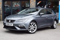 USED 2018 18 SEAT LEON 1.4 TSI FR TECHNOLOGY 5d 124 BHP FSH-RPARK-DAB-APPLECARPLAY-USB