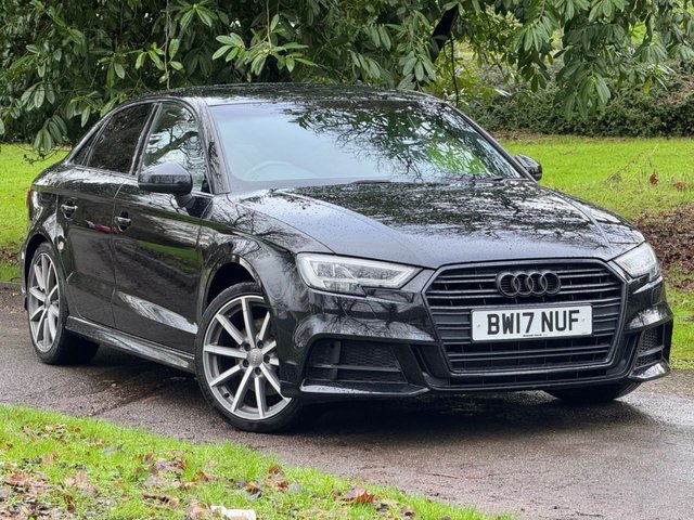 2017 17 Audi A3 2.0 TDI BLACK EDITION 4d 182 BHP