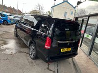 USED 2018 68 MERCEDES-BENZ V-CLASS 2.1 V220 D SPORT L 5d 161 BHP EX PREMIERSHIP FOOTBALL CLUB VIP CAR + MASSIVE SPEC INC GLASS PANORAMIC SUNROOF + COMMAND SAT NAV + BURMESTER SOUND SYSTEM + DIAMOND CUT ALLOYS + 8 SEATER MULTI CONFIGURATION SEATING OPTION + FULL LEATHER SEATS HEATED + TWIN SIDE ELECTRIC OPENING DOORS + REAR AIR CON + ELECTRIC TAILGATE + MEMORY PACK + ACTIVE PARKING ASSIST WITH 360 DGEREE PARKING CAMERA + AMBIENT LIGHTING + FINISHED IN OBSIDIAN BLACK WITH PRIVACY VIP PACKAGE