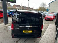 USED 2018 68 MERCEDES-BENZ V-CLASS 2.1 V220 D SPORT L 5d 161 BHP EX PREMIERSHIP FOOTBALL CLUB VIP CAR + MASSIVE SPEC INC GLASS PANORAMIC SUNROOF + COMMAND SAT NAV + BURMESTER SOUND SYSTEM + DIAMOND CUT ALLOYS + 8 SEATER MULTI CONFIGURATION SEATING OPTION + FULL LEATHER SEATS HEATED + TWIN SIDE ELECTRIC OPENING DOORS + REAR AIR CON + ELECTRIC TAILGATE + MEMORY PACK + ACTIVE PARKING ASSIST WITH 360 DGEREE PARKING CAMERA + AMBIENT LIGHTING + FINISHED IN OBSIDIAN BLACK WITH PRIVACY VIP PACKAGE