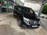 USED 2018 68 MERCEDES-BENZ V-CLASS 2.1 V220 D SPORT L 5d 161 BHP EX PREMIERSHIP FOOTBALL CLUB VIP CAR + MASSIVE SPEC INC GLASS PANORAMIC SUNROOF + COMMAND SAT NAV + BURMESTER SOUND SYSTEM + DIAMOND CUT ALLOYS + 8 SEATER MULTI CONFIGURATION SEATING OPTION + FULL LEATHER SEATS HEATED + TWIN SIDE ELECTRIC OPENING DOORS + REAR AIR CON + ELECTRIC TAILGATE + MEMORY PACK + ACTIVE PARKING ASSIST WITH 360 DGEREE PARKING CAMERA + AMBIENT LIGHTING + FINISHED IN OBSIDIAN BLACK WITH PRIVACY VIP PACKAGE