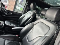 USED 2018 68 MERCEDES-BENZ V-CLASS 2.1 V220 D SPORT L 5d 161 BHP EX PREMIERSHIP FOOTBALL CLUB VIP CAR + MASSIVE SPEC INC GLASS PANORAMIC SUNROOF + COMMAND SAT NAV + BURMESTER SOUND SYSTEM + DIAMOND CUT ALLOYS + 8 SEATER MULTI CONFIGURATION SEATING OPTION + FULL LEATHER SEATS HEATED + TWIN SIDE ELECTRIC OPENING DOORS + REAR AIR CON + ELECTRIC TAILGATE + MEMORY PACK + ACTIVE PARKING ASSIST WITH 360 DGEREE PARKING CAMERA + AMBIENT LIGHTING + FINISHED IN OBSIDIAN BLACK WITH PRIVACY VIP PACKAGE