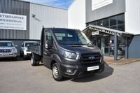 USED 2021 71 FORD TRANSIT 350 2.0 TDCI 170PS LEADER L2 SINGLE CAB TIPPER DRW EURO 6 170ps, Air Con, Tow Pack