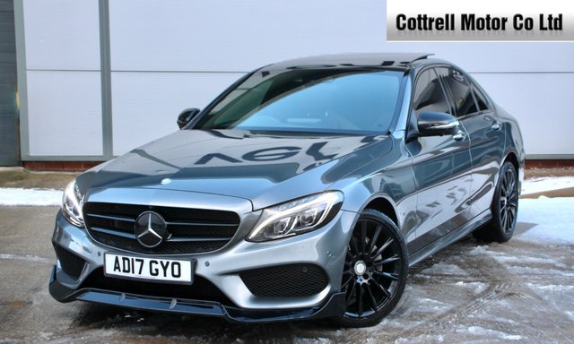 2017 17 Mercedes-Benz C-Class 2.1 C 220 D 4MATIC AMG LINE PREMIUM PLUS 4d 170 BHP [ PANROOF ]