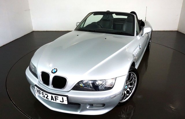2002 52 BMW Z3 2.2 Z3 SPORT ROADSTER 2d 168 BHP-Nice low mileage example-Finished in Titanium silver metallic-Heated black leather upholstery-17