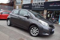 USED 2012 62 TOYOTA YARIS 1.3 VVT-I TR 5d 98 BHP FSH-RCAM-BTOOTH-USBAUX-AUTO