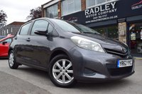 USED 2012 62 TOYOTA YARIS 1.3 VVT-I TR 5d 98 BHP FSH-RCAM-BTOOTH-USBAUX-AUTO