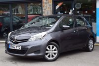 USED 2012 62 TOYOTA YARIS 1.3 VVT-I TR 5d 98 BHP FSH-RCAM-BTOOTH-USBAUX-AUTO