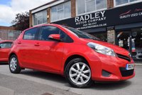 USED 2013 13 TOYOTA YARIS 1.3 VVT-I TR 5d 98 BHP FTSH-RCAM-BTOOTH-USBAUX-AUTO