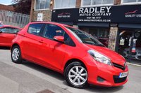 USED 2013 13 TOYOTA YARIS 1.3 VVT-I TR 5d 98 BHP FTSH-RCAM-BTOOTH-USBAUX-AUTO