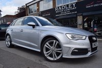 USED 2013 63 AUDI A3 2.0 TDI S LINE 5d 150 BHP FSH-DAB-BTOOTH-HLEATHER