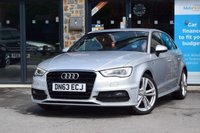 USED 2013 63 AUDI A3 2.0 TDI S LINE 5d 150 BHP FSH-DAB-BTOOTH-HLEATHER