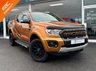 USED 2019 69 FORD RANGER 2.0 WILDTRAK ECOBLUE 210 BHP  NO VAT ALPHA SPORTS REAR TONNEAU COVER