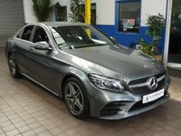 USED 2020 20 MERCEDES-BENZ C-CLASS 2.0 C 300 D AMG LINE EDITION 4d 242 BHP SAT NAV HEATED LEATHER REAR VIEW CAMERA CRUISE CONTROL PARKING SENSORS 1 OWNER SERVICE HISTORY GENUINE LOW MILES