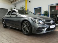 USED 2020 20 MERCEDES-BENZ C-CLASS 2.0 C 300 D AMG LINE EDITION 4d 242 BHP SAT NAV HEATED LEATHER REAR VIEW CAMERA CRUISE CONTROL PARKING SENSORS 1 OWNER SERVICE HISTORY GENUINE LOW MILES