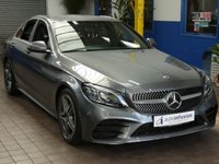 USED 2020 20 MERCEDES-BENZ C-CLASS 2.0 C 300 D AMG LINE EDITION 4d 242 BHP SAT NAV HEATED LEATHER REAR VIEW CAMERA CRUISE CONTROL PARKING SENSORS 1 OWNER SERVICE HISTORY GENUINE LOW MILES