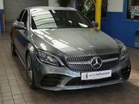 USED 2020 20 MERCEDES-BENZ C-CLASS 2.0 C 300 D AMG LINE EDITION 4d 242 BHP SAT NAV HEATED LEATHER REAR VIEW CAMERA CRUISE CONTROL PARKING SENSORS 1 OWNER SERVICE HISTORY GENUINE LOW MILES