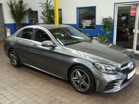 USED 2020 20 MERCEDES-BENZ C-CLASS 2.0 C 300 D AMG LINE EDITION 4d 242 BHP SAT NAV HEATED LEATHER REAR VIEW CAMERA CRUISE CONTROL PARKING SENSORS 1 OWNER SERVICE HISTORY GENUINE LOW MILES