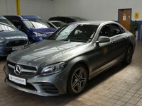 USED 2020 20 MERCEDES-BENZ C-CLASS 2.0 C 300 D AMG LINE EDITION 4d 242 BHP SAT NAV HEATED LEATHER REAR VIEW CAMERA CRUISE CONTROL PARKING SENSORS 1 OWNER SERVICE HISTORY GENUINE LOW MILES