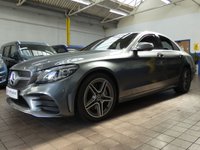 USED 2020 20 MERCEDES-BENZ C-CLASS 2.0 C 300 D AMG LINE EDITION 4d 242 BHP SAT NAV HEATED LEATHER REAR VIEW CAMERA CRUISE CONTROL PARKING SENSORS 1 OWNER SERVICE HISTORY GENUINE LOW MILES