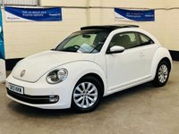 USED 2013 13 VOLKSWAGEN BEETLE 1.6 DESIGN TDi BLUEMOTION TECHNOLOGY PANORAMIC 3 DOOR 104 BHP 8 SERVICES TO 43,428 MILES &pound;35 TAX