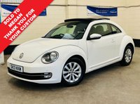 USED 2013 13 VOLKSWAGEN BEETLE 1.6 DESIGN TDi BLUEMOTION TECHNOLOGY PANORAMIC 3 DOOR 104 BHP 8 SERVICES TO 43,428 MILES &pound;35 TAX