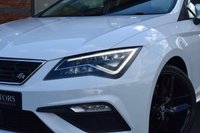 USED 2017 67 SEAT LEON 2.0 TDI FR TITANIUM TECHNOLOGY 3d 148 BHP APPLE CARPLAY / SAT NAV / FSH