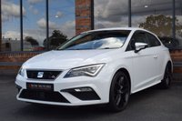 USED 2017 67 SEAT LEON 2.0 TDI FR TITANIUM TECHNOLOGY 3d 148 BHP APPLE CARPLAY / SAT NAV / FSH