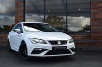 USED 2017 67 SEAT LEON 2.0 TDI FR TITANIUM TECHNOLOGY 3d 148 BHP APPLE CARPLAY / SAT NAV / FSH