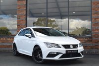 USED 2017 67 SEAT LEON 2.0 TDI FR TITANIUM TECHNOLOGY 3d 148 BHP APPLE CARPLAY / SAT NAV / FSH