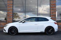 USED 2017 67 SEAT LEON 2.0 TDI FR TITANIUM TECHNOLOGY 3d 148 BHP APPLE CARPLAY / SAT NAV / FSH