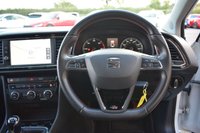 USED 2017 67 SEAT LEON 2.0 TDI FR TITANIUM TECHNOLOGY 3d 148 BHP APPLE CARPLAY / SAT NAV / FSH
