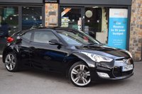 USED 2012 12 HYUNDAI VELOSTER 1.6 GDI SPORT 4d 138 BHP FSH-PANROOF-LEATHER-CAZ