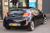 USED 2012 12 HYUNDAI VELOSTER 1.6 GDI SPORT 4d 138 BHP FSH-PANROOF-LEATHER-CAZ