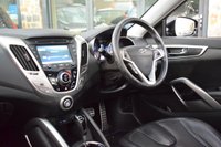 USED 2012 12 HYUNDAI VELOSTER 1.6 GDI SPORT 4d 138 BHP FSH-PANROOF-LEATHER-CAZ